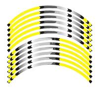 Motorcycle Wheel Sticker Decal Reflective Rim Suitable For DUCATI For MONSTER M750/M750IE M900 Motorcycle parts(Style 3)