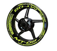 Motorcycle Wheel Sticker Decal Rim Kit Front and Rear Set Accessories for Yamaha Mt09 2017 2021 2022 Wheel hub Sticker(Color17)