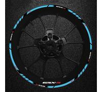 Motorcycle Wheel Sticker For Suzuki Gsx-s Gsx-s750 Gsxs1000 750 1000 600 Inner Rim Reflective Protection Decal Film Wheel hub sticker(Color1)