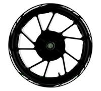 Motorcycle Wheel Sticker for YZF R1 R3 R6 R7 MT-25 Motorcycle Accessories 17 Inch Front and Rear Wheel Decals Fairing Hub Reflective Strip Stickers(002)