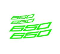 Motorcycle Wheel Sticker Reflective Rim Inner/Outer Stripe Decal Accessories for Kawasaki for Versys 650/1000(Style 1)