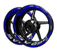 Motorcycle Wheel Sticker Trim Reflective Rim Stripe Tape Waterproof Decal Accessories For Suzuki Sv650 Spare Parts(Style 3)