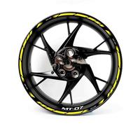 Motorcycle Wheel Stickers for Yamaha MT 07 2020 2021 Motorbike