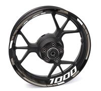 Motorcycle Wheel Stickers Reflective Rim Motorbike Waterproof Decals for Kawasaki for VERSYS 1000 Rim Decal(Color14)