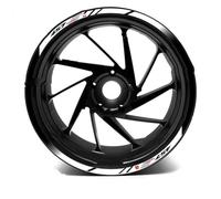 Motorcycle Wheel Stickers Reflective Rim Waterproof Decals for RS457 RS 457(Style 3)