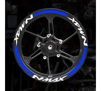 Motorcycle Wheel Stickers Sports Edge Stripe Reflective Film for Yamaha NMAX N Max N-max 155 125 Wheel hub Sticker(Color4)