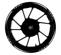 Motorcycle Wheel Stripes for VERSYS650 for VERSYS 650 Motorcycle 17 Inch Front and Rear Wheel Decals Hub Reflective Fairing Rim Stripe Stickers(001)
