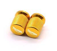 Motorcycle Wheel Tire Valve Cap, CNC Aluminum Stem Air Port Cover Plug For Triumph Tiger 900/850 Street/Speed Triple Daytona 675 (Color : Gold)