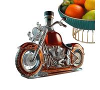 Motorcycle Whiskey Bottle - Novelty Glass Bottle, Motorcycles Shape, Practical Drink Storage, Stylish Reusable Jar | For Whiskey Wine Spirits Cocktail Home Bar Table Party Display Collection