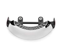 Motorcycle Wide Angle Rear View Mirror, Universal 180 Degree Wide Angle Central Windscreen Mount Add Mirror