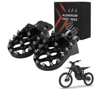 Motorcycle Wide Foot Pegs,Footpegs for Talaria Sting X3/MX3/MX4/MX5-Black