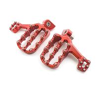 Motorcycle Wide Foot Pegs For Y&AMAHA YZ85 YZ125 YZ250 YZ250F YZ450F YZ426F WR250F WR250R WR250X WR450F WR426F Foot Pegs FootRest Footpegs Rests Pedals(Red)