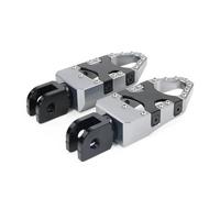 Motorcycle Wide Front Footrests Foot Pegs Pedals For FJR1300A/AS For FZ6 For FAZER For MT-07 For MT-09 For TRACER GT For XSR900 Motorcycle Foot Pegs(Titanium)