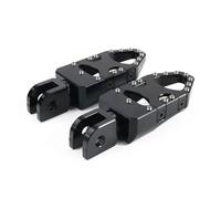 Motorcycle Wide Front Footrests Foot Pegs Pedals For FJR1300A/AS For FZ6 For FAZER For MT-07 For MT-09 For TRACER GT For XSR900 Motorcycle Foot Pegs(Black)