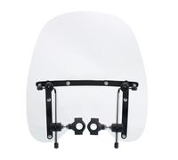 Motorcycle Wind Deflector 17" Motorcycle Windshield Windscreen Clear Wind Screen Universal 7/8''1'' Handlebar Mount For Ha&rley For hond&a For YAM&AHA