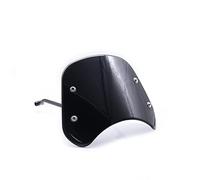 Motorcycle Wind Deflector For Benelli For Leoncino 500 Motorcycle Windshield Windscreen With Brackets Wind Deflector Front Headlight Fairing(Black)