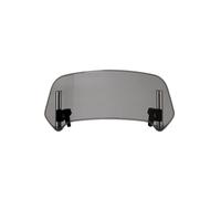 Motorcycle Wind Deflector For CB400X CB500X NT1100 XL750 For Transalp For ADV 150 Universal Windshield Extension Adjustable Spoiler Deflector Windshield Motorcycle(S Light Smoke)