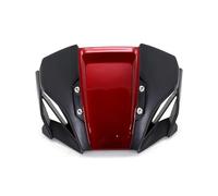 Motorcycle Wind Deflector For CB650R 2019-2022 For CB1000R 2018-2020 Motorcycle Windshield Front Screen Wind Deflector(Red)