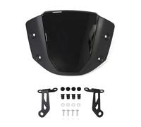Motorcycle Wind Deflector For CB650R CB 650 R 2024 2025 Front Wind Deflector Protector Visor Screen With Bracket Motorcycle Windshield Windscreen Motorcycle Windscreen(Bright black)