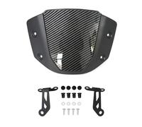Motorcycle Wind Deflector For CB650R CB 650 R 2024 2025 Front Wind Deflector Protector Visor Screen With Bracket Motorcycle Windshield Windscreen Motorcycle Windscreen(Carbon fiber pattern)