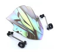 Motorcycle Wind Deflector For CFMOTO 300NK 650 NK 650NK 400NK 250NK Adjustable Bracket 7/8" 22mm Handlebar Windscreen Windshield Deflectors Anti Buffeting Windscreen(Clear Iruidium)