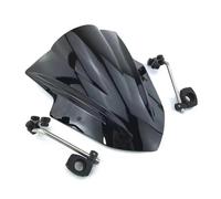 Motorcycle Wind Deflector For CFMOTO 650NK 300NK 650 NK 400NK 250NK Adjustable Bracket 7/8" 22mm Handlebar Windscreen Windshield Deflectors Anti Buffeting Windscreen(Black)