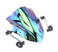 Motorcycle Wind Deflector For CFMOTO 650NK 300NK 650 NK 400NK 250NK Adjustable Bracket 7/8" 22mm Handlebar Windscreen Windshield Deflectors Anti Buffeting Windscreen(Iruidium)