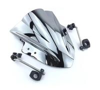 Motorcycle Wind Deflector For CFMOTO CF Moto 300NK 300 NK NK300 Adjustable Bracket 7/8" 22mm Handlebar Windscreen Windshield Deflectors Anti Buffeting Windscreen(Type A Silver)