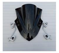 Motorcycle Wind Deflector For Ducati For Hypermotard 796 2010-2012 10 11 12 Windshield Windscreens Fairing Parts With Stand Windshield Motorcycle(Smoke Black)