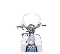 Motorcycle Wind Deflector For Jialing For Coco For Super For Cub Motorcycle Modified Front Windshield Windscreen(30cm transparent)