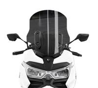 Motorcycle Wind Deflector For LONCIN For VOGE For SR4MAX Motorcycle Modified Front Windshield Windscreen(Cigarette ash 65cm)