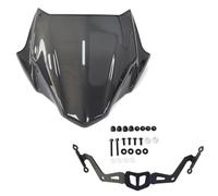Motorcycle Wind Deflector For MT-03 For MT03 2020-2024 Motorcycle Sports Touring Windshield Windscreen Extention Kit(Dark gray)