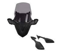 Motorcycle Wind Deflector For NMAX 125 NMAX155 2021 2022 2023 Motorcycle Windscreen Windshield With Rearview Mirror With Front