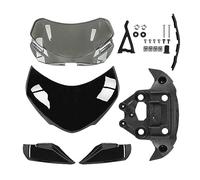 Motorcycle Wind Deflector For Triumph For Speed For Triple 1200 RS 2021 2022 2023 Front Headlight Cover Windscreen Windshield Visor Wind Screen Deflector Windshield Motorcycle(Black)