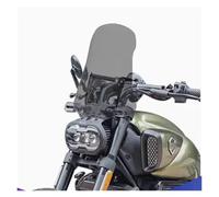 Motorcycle Wind Deflector For VOGE For CU525 Motorcycle Modified Front Windshield Installing bracket with extended crossbar Windscreen(54cm Smoke gray)
