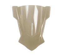 Motorcycle Wind Deflector Universal Deflector Street Bike Sports Car Modified General Windshield Front Motorcycle Windscreen Windshield(Brown)