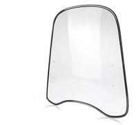 Motorcycle Wind Deflector Universal Motorcycle Windshield PC Transparent Extension Spoiler Strong Wear-resistant Wind Deflector Motorcycle Windshield