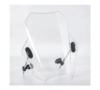 DANETI Motorcycle Wind Deflector Windscreen Windshield Deflector Covers Screen For Royal Enfield For Bullet/Meteor/Classic 350 500 For Interceptor 650 For Himalayan 411 400(Transparent)