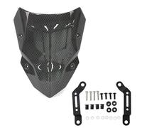 Motorcycle Wind Front Screen Shield Accessories Windshield Windscreen For For Z 500 SE 2024 2025 Extension Spoiler(Style 2)