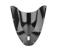 Motorcycle Wind Screen For Ducati 749 749R 749S 999 999R 999S 2005 2006 2007 Motorcycle Screen Double Bubble Windshield Deflector Protector WindScreen Wind Deflector Front Flyscreen(Black)