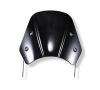 Motorcycle Wind Screen For Leoncino 500 Motorcycle Accessories 5-7 Inch Windshield Headlight Fairing Retro Windscreen Universal For Trail Cafe Racer Wind Deflectors(Black)