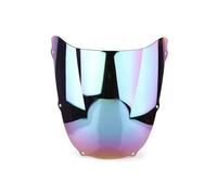 Motorcycle Wind Screen For Ninja 636 ZX6R ZX6 R ZX-6R ZX 6R 1998 1999 Motorcycle Screen Double Bubble Windshield Deflector Protector WindScreen Wind Deflector Front Flyscreen(Iridium)