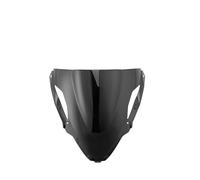 Motorcycle Wind Screen For Ninja ZX6R ZX 6R ZX-6R 636 2024 2025 Motorcycle Double Bubble Windshield Deflector Protector Wind Screen Wind Deflector Front Flyscreen(Black)