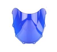 Motorcycle Wind Screen For Ninja ZX7R ZX-7R ZX 7R ZX 7 R 1996-2003 Motorcycle Double Bubble Windshield Deflector Protector Wind Screen Wind Deflector Front Flyscreen(Blue)