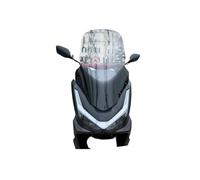 Motorcycle Wind Screen For PCX160 PCX125 PCX 160 125 2025 Windscreen Windshield Motorcycle 66cm Wind Deflectors(76CM black clear)