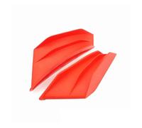 Motorcycle Wind Wing 2PCS Motorcycle Spoiler Wing Winglet Aerodynamic Side Fin Spoiler For Suzuki For SMAX155 For Kawasaki Unviersal(Red)