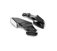 Motorcycle Wind Wing For CBR 250 300 400 500 650RR 1000RR CBR650RR CBR1000RR Universal Motorcycle Adjustable Side Wing Spoiler Fairing With Rearview Motorbike Cowls(Black)