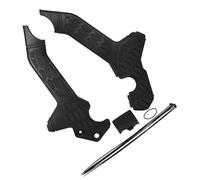 Motorcycle Wind Wing For CRF300L CRF 300L Motorcycle Frame Guard Side Protection Cover Fairing Protector Panel Accessories(Black)