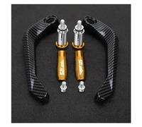 Motorcycle Windproof Handguard Aluminum Alloy Mot For Apr@&ilia RS 125 1996 1997 1998-2005 RS125 Motorcycle Handguard Brake Clutch Lever Handlebar Protector Hand Guard Accessories(Gold With logo)