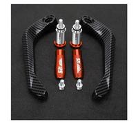 Motorcycle Windproof Handguard Aluminum Alloy Mot For Apr@&ilia RS 125 1996 1997 1998-2005 RS125 Motorcycle Handguard Brake Clutch Lever Handlebar Protector Hand Guard Accessories(Orange With logo)